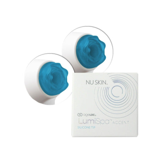 LumiSpa Accent Augenaufsatz - zwei Silikonspitzen - blau - Nu-Skin