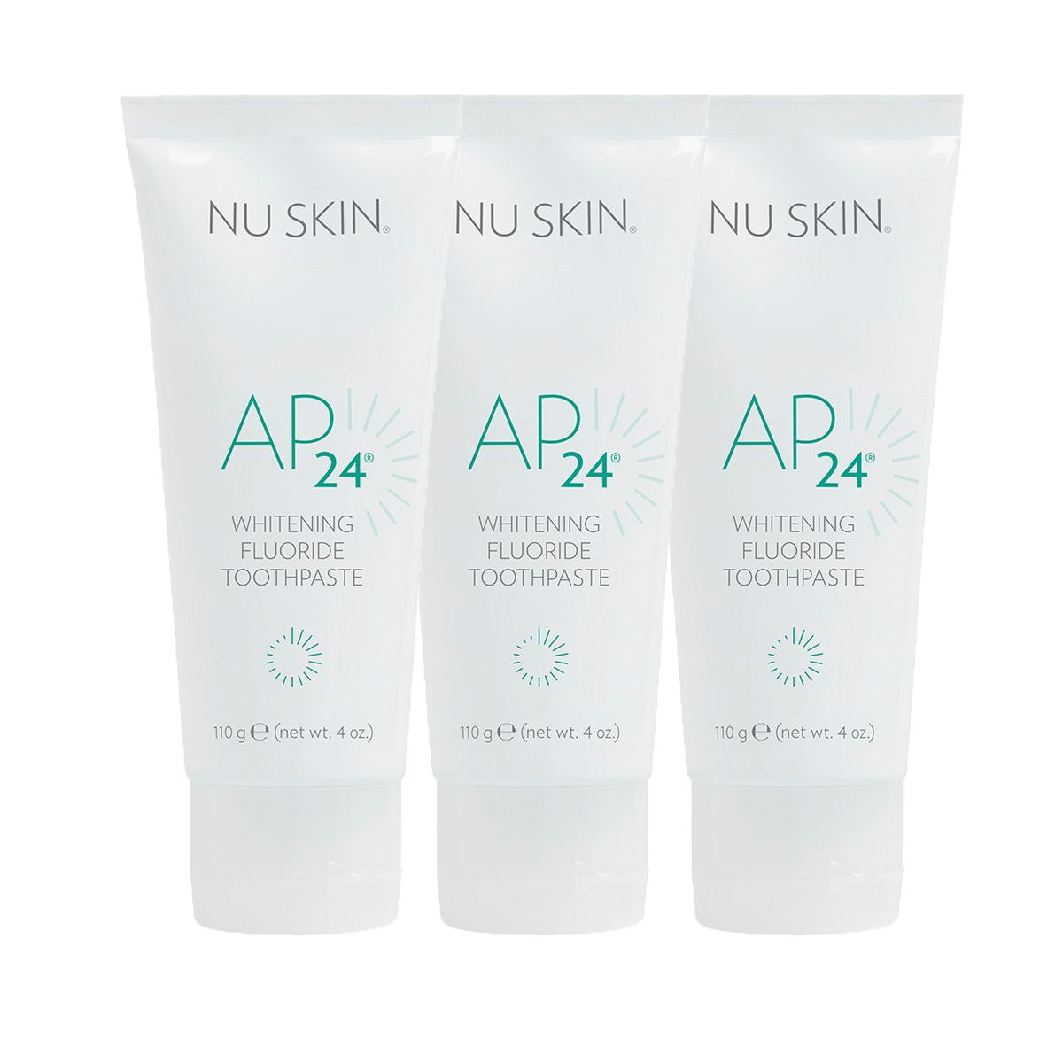 3x AP-24 Whitening Fluoride Zahnpasta - Nu-Skin